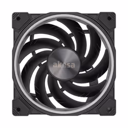 Akasa SOHO AR Boitier PC Dissipateur thermique/Radiateur 12 cm Noir, Transparent 1 pièce(s) - Vue supplémentaire 4