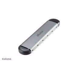 Akasa AK-ENU3M2-04, Enceinte ssd, M.2, Série ATA III, 10 Gbit/s, Connectivité USB, Gris