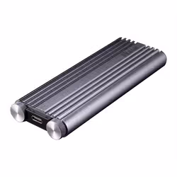 Akasa AK-ENU3M2-07, Enceinte ssd, M.2, PCI Express, 20 Gbit/s, Connectivité USB, Aluminium