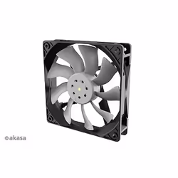 Akasa OTTO SF12, Ventilateur, 12 cm, 2000 tr/min, 97,02 cfm, Noir, Gris