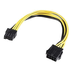 AKASA AK-CBPW23-20 CÂBLE ADAPTATEUR ATX 8 BROCHES VERS PCIE 6 + 2 BROC