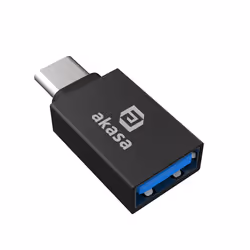 Akasa AK-CBUB62-KT02, USB Type-C, USB Type-A, Noir