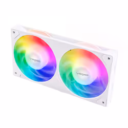 Akasa VEGAS A24, Ventilateur, 12 cm, 109,48 cfm, Blanc