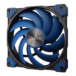 Akasa ALUCIA SC, Ventilateur, 14 cm, 16 dB, 38,5 dB, 84,3 cfm, Noir, Bleu