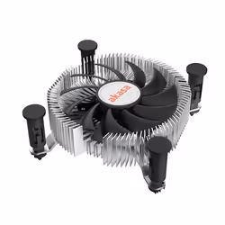 Akasa AK-CC6601EP01, Dissipateur thermique/Radiateur, 7,5 cm, 30,75 dB, 23,45 cfm, Aluminium, Noir