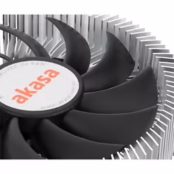 Akasa AK-CC6601EP01 système de refroidissement d’ordinateur Processeur Dissipateur thermique/Radiateur 7,5 cm Aluminium, Noir 1 pièce(s)