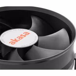 Akasa AK-CC6603EP01 système de refroidissement d’ordinateur Processeur Dissipateur thermique/Radiateur 9,5 cm Aluminium, Noir 1 pièce(s)
