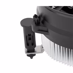 Akasa AK-CC6603EP01 système de refroidissement d’ordinateur Processeur Dissipateur thermique/Radiateur 9,5 cm Aluminium, Noir 1 pièce(s)