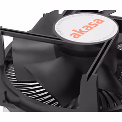 Akasa AK-CC6606BP01 système de refroidissement d’ordinateur Processeur Dissipateur thermique/Radiateur 9 cm Aluminium, Noir 1 pièce(s)