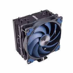 Akasa Alucia H4 Plus, Refroidisseur d'air, 12 cm, 33,1 dB, 56,3 cfm, Noir, Bleu