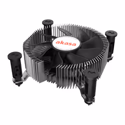Akasa Intel LGA1700, Refroidisseur hybride, 16 dB, 28,71 dB, 33,5 cfm, Aluminium, Noir