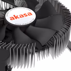 Akasa Intel LGA1700 Processeur Refroidisseur hybride Aluminium, Noir 1 pièce(s)