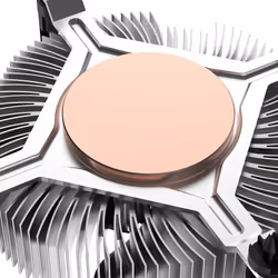 Akasa Intel LGA1700 Processeur Refroidisseur hybride Aluminium, Noir 1 pièce(s) - Vue supplémentaire 4