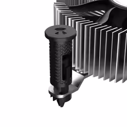 Akasa Intel LGA1700 Processeur Refroidisseur hybride Aluminium, Noir 1 pièce(s) - Vue supplémentaire 5