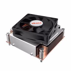 Akasa Intel LGA1700 Processeur Refroidisseur hybride 7 cm Noir, Cuivre, Gris 1 pièce(s)