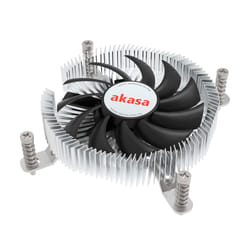 Akasa Intel LGA1700 Processeur Refroidisseur hybride 7,5 cm Aluminium, Noir 1 pièce(s)