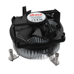 Akasa Intel LGA1700 Processeur Refroidisseur hybride 9 cm Aluminium, Noir 1 pièce(s)