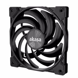Akasa Alucia XS12, Dissipateur thermique/Radiateur, 700 tr/min, 2000 tr/min, 41,59 m³/h, Noir