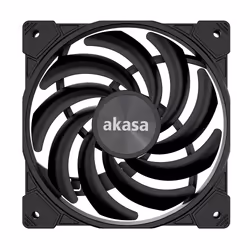 Akasa Alucia XS12 Boitier PC Dissipateur thermique/Radiateur Noir 1 pièce(s)