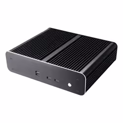 Akasa Euler TX Plus, Small Form Factor (SFF), PC, Noir, Mini-ITX, Aluminium, Cuivre, HDD, Énergie