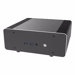 Akasa Maxwell AC Pro, Small Form Factor (SFF), PC, Noir, UCFF, Aluminium, Cuivre, HDD, Énergie