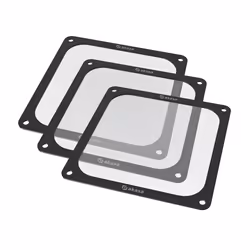 Akasa GRM14-M01-BKT3, Filtre de ventilateur, Nylon, Plastique, Noir, Métal, Magnétique, 140 mm