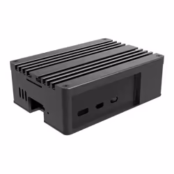 Boîtier aluminium - Raspberry Pi 5 - Protection robuste - Design élégant - Accès facile aux ports