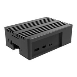 Boîtier aluminium - Raspberry Pi 5 - Protection robuste - Design élégant - Accès facile aux ports