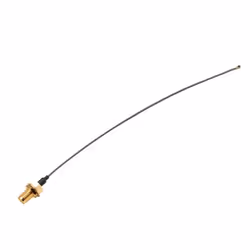 Akasa A-ATC01-GR, Câble de connexion, Noir, Or, RP-SMA, 0 - 6000 MHz, 0,2 m, -40 - 85 °C