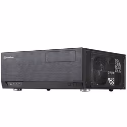 Silverstone GD09B-C, HTPC, PC, Noir, ATX, micro ATX, SSI CEB, Aluminium, Plastique, Acier, 13,8 cm