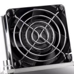 Silverstone XE02-3647N Processeur Refroidisseur 6 cm Aluminium, Noir 1 pièce(s)