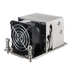 Silverstone XE02-SP3 Processeur Refroidisseur 6 cm Aluminium, Noir