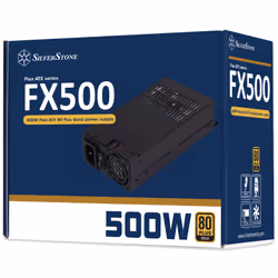 Silverstone FX500 unité d'alimentation d'énergie 500 W 20+4 pin ATX Flex ATX Noir - Vue supplémentaire 7