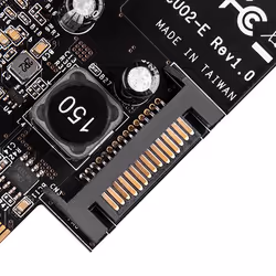 Silverstone ECU02-E carte et adaptateur d'interfaces Interne USB 3.2 Gen 2 (3.1 Gen 2) - Vue supplémentaire 4
