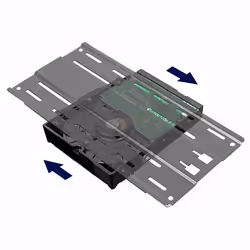 Silverstone Milo 10 Bureau Noir - Vue supplémentaire 17
