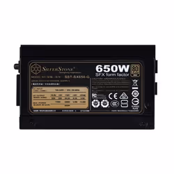 Silverstone SX650-G unité d'alimentation d'énergie 650 W 20+4 pin ATX SFX Noir - Vue supplémentaire 6