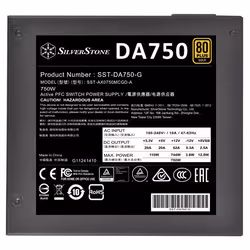 Silverstone DA750 Gold unité d'alimentation d'énergie 750 W 20+4 pin ATX ATX Noir - Vue supplémentaire 6
