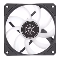 Silverstone Air Slimmer 120 Boitier PC, Processeur Refroidisseur d'air 12 cm Noir, Transparent 1 pièce(s)