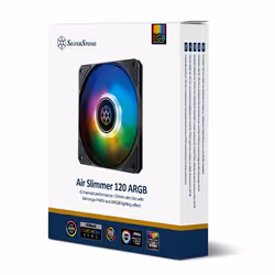 Silverstone Air Slimmer 120 Boitier PC, Processeur Refroidisseur d'air 12 cm Noir, Transparent 1 pièce(s) - Vue supplémentaire 6