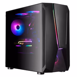 Silverstone FARA V1M PRO, Tower, PC, Noir, micro ATX, Mini-ITX, Plastique, Acier, Verre trempé, 16,3 cm