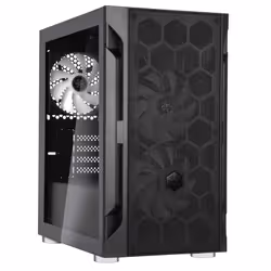 Silverstone FARA H1M PRO, Micro Tower, PC, Noir, micro ATX, Mini-DTX, Mini-ITX, Plastique, Acier, Multicolore