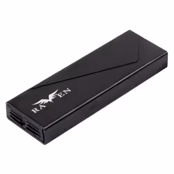 Silverstone SST-RVS03, Enceinte ssd, M.2, Série ATA III, 10 Gbit/s, Connectivité USB, Noir