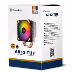 Silverstone AR12-TUF Processeur Refroidisseur d'air 12 cm Aluminium, Cuivre, Gris 1 pièce(s) - Vue supplémentaire 7
