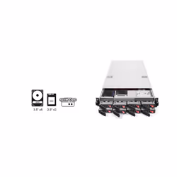 Silverstone RM22-308 Boîtier HDD Noir, Blanc 2.5/3.5"