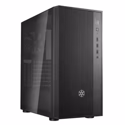 Silverstone FARA R1, Midi Tower, PC, Noir, ATX, micro ATX, Mini-ATX, Verre trempé, Plastique, Acier, 16,1 cm