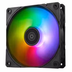 Silverstone Shark Force 120 ARGB, Ventilateur, 2500 tr/min, Noir, Blanc