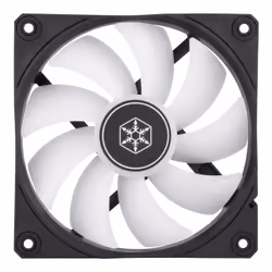 Silverstone Shark Force 120 ARGB Boitier PC Ventilateur Noir, Blanc 1 pièce(s)