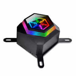 Silverstone PF240-ARGB Processeur Refroidisseur de liquide tout-en-un 12 cm Noir 1 pièce(s)