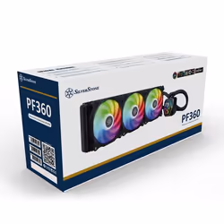 Silverstone SST-PF360-ARGB-V2 système de refroidissement d'ordinateur Processeur Refroidisseur de liquide tout-en-un 12 cm Noir 1 pièce(s) - Vue supplémentaire 7