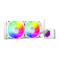 Silverstone SST-PF240W-ARGB-V2 système de refroidissement d’ordinateur Processeur Refroidisseur de liquide tout-en-un 12 cm Blanc 1 pièce(s)